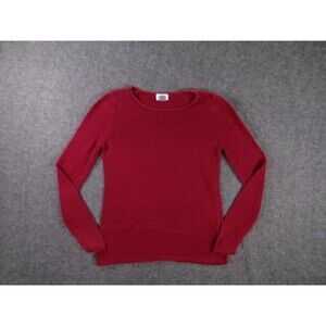 Old Navy Sweater Women Small Red Cozy Preppy Causal Classic Office Roll Neck